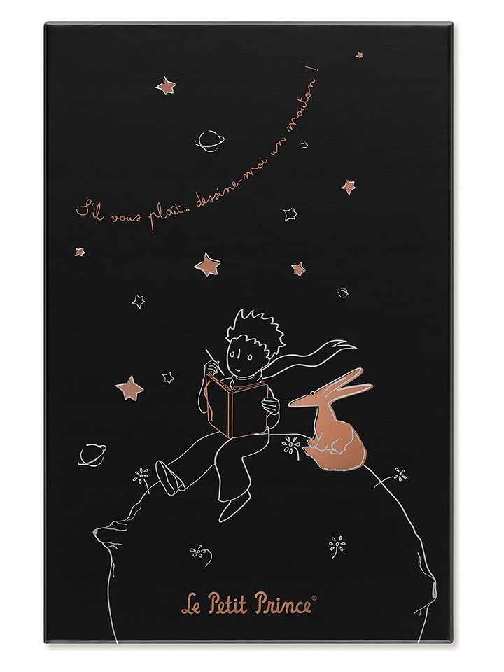 Moleskine Notatnik ''Petit Prince" w kolorze czarnym - 13 x 21 cm rozmiar: onesize