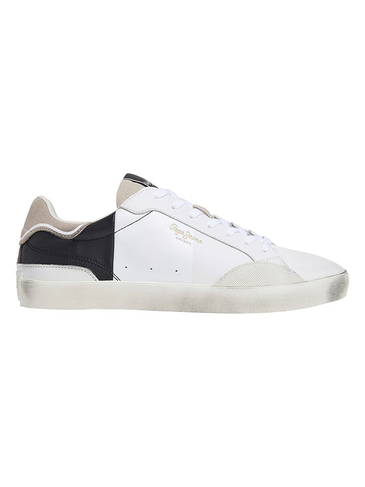 Pepe Jeans FOOTWEAR Sneakersy "Lane Origin" w kolorze białym rozmiar: 44