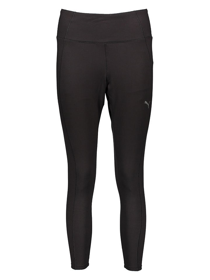 Puma Legginsy sportowe "Studio Foundation" w kolorze czarnym rozmiar: L