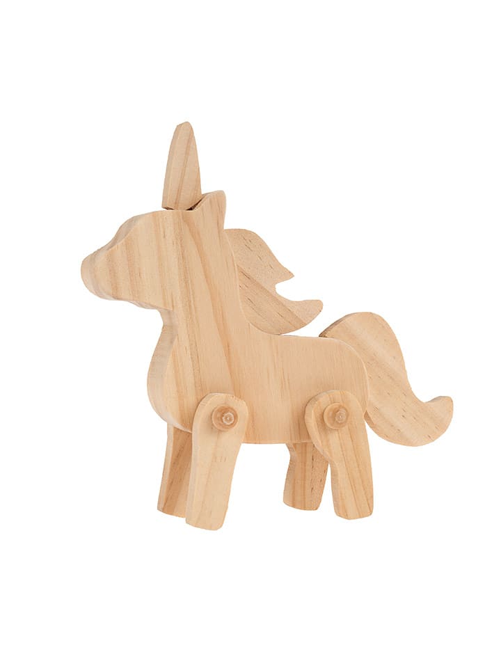 SUNNYSUE Drewniany zestaw konstrukcyjny "Unicorn" - 3+ rozmiar: onesize