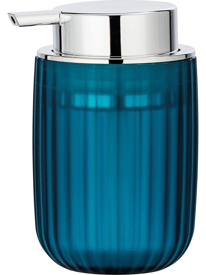 Wenko Dozownik mydła "Agropoli" w kolorze srebrno-morskim - 250 ml rozmiar: onesize