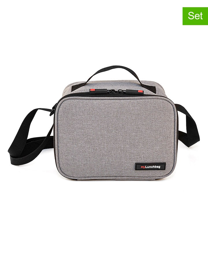 IRIS 2-częściowy zestaw w kolorze szarym na lunch rozmiar: onesize