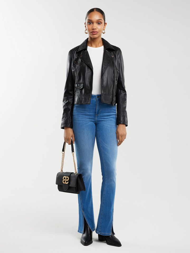 BIG STAR Dżinsy - Flare fit - w kolorze niebieskim rozmiar: W27/L32