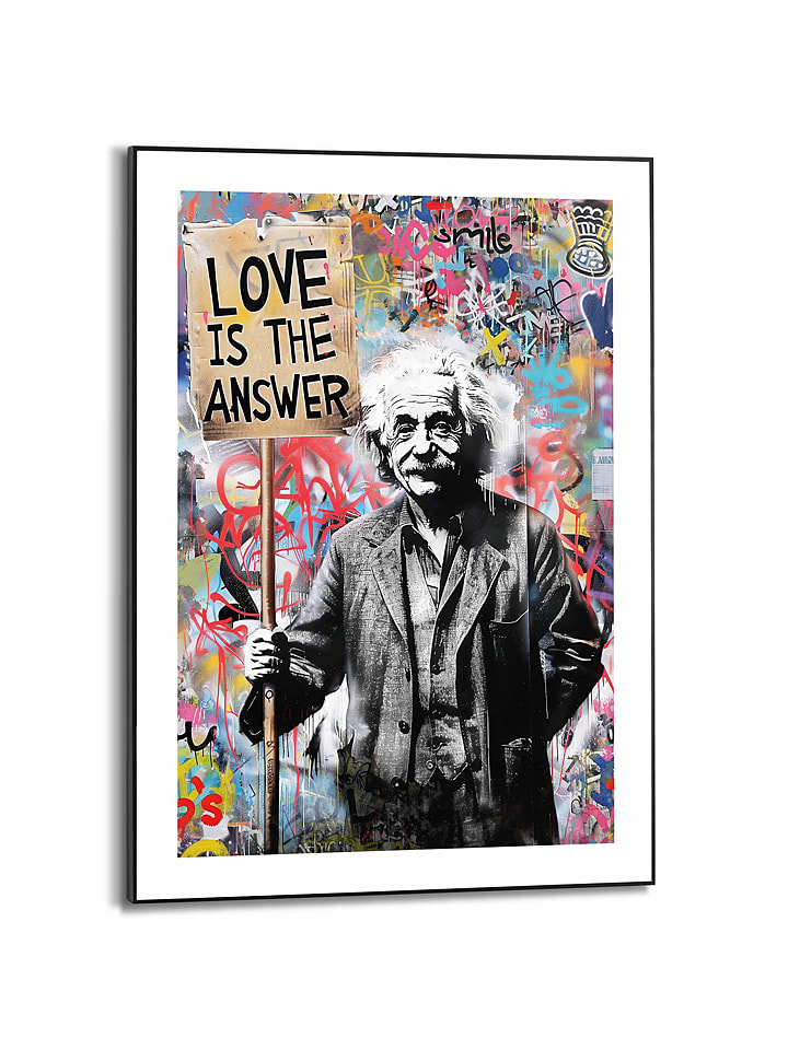 Orangewallz Druk artystyczny "Theory" w ramce rozmiar: 50x70 cm