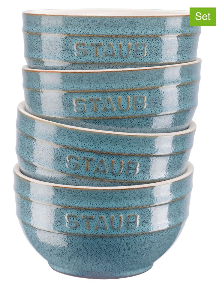 Zwilling Miski (4 szt.) "Staub" w kolorze niebieskim - Ø 14 cm rozmiar: onesize