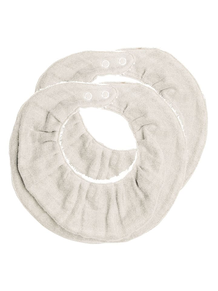 FABELAB Chusty (2 szt.) w kolorze kremowym rozmiar: onesize