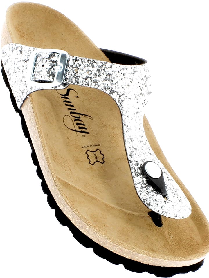 Sunbay Japonki "Camelia" w kolorze srebrnym rozmiar: 37