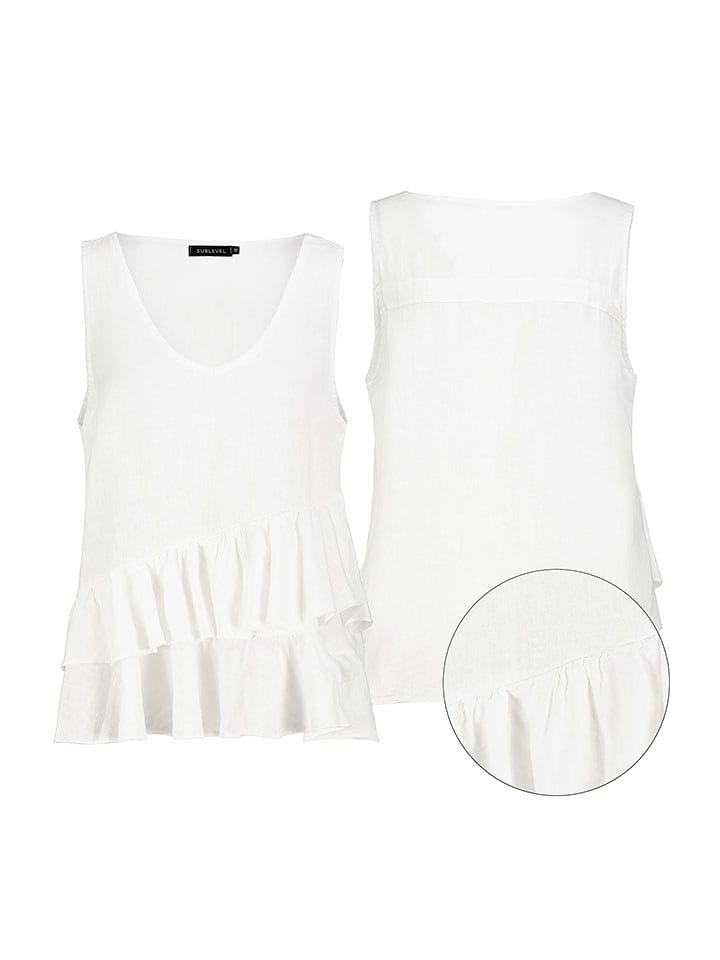 Eight2Nine Top w kolorze białym rozmiar: M/L