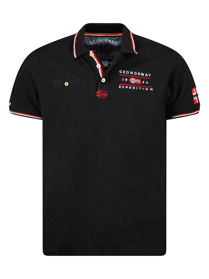 Geographical Norway Koszulka polo "Kezolo" w kolorze czarnym rozmiar: 128