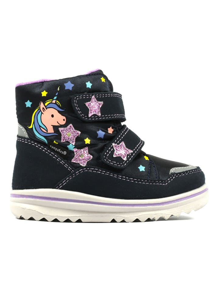 Richter Shoes Kozaki zimowe "Freestyle" w kolorze granatowym rozmiar: 22