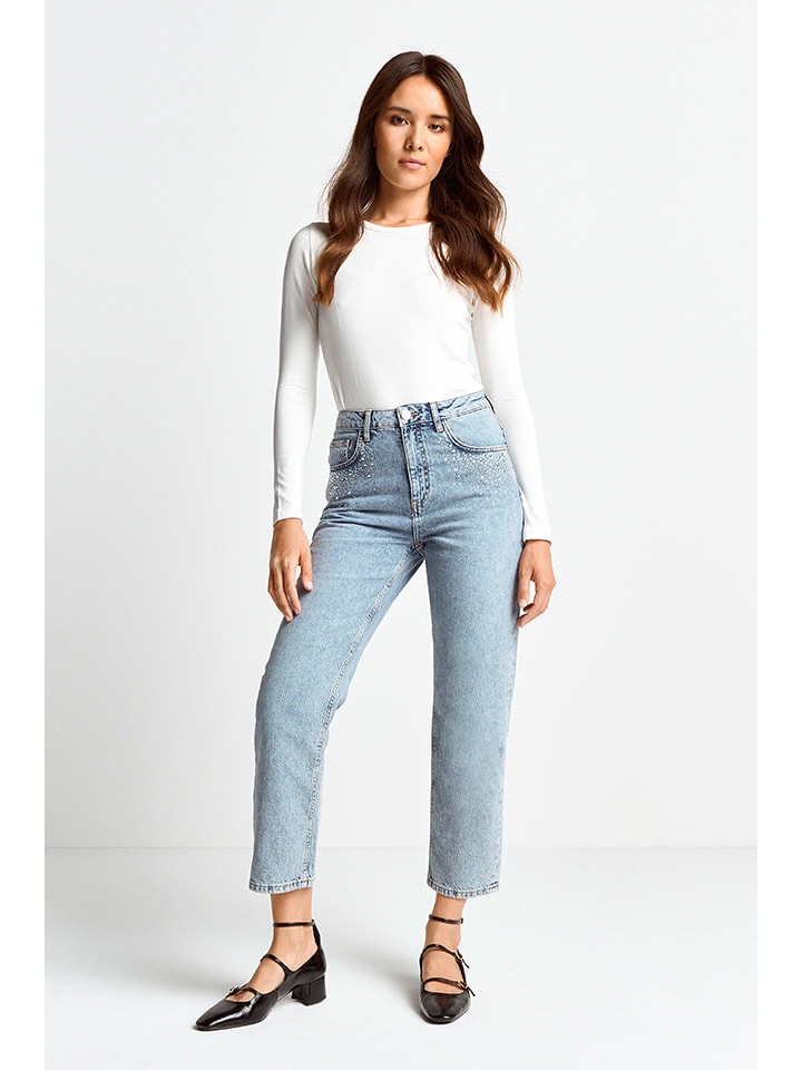 Rich & Royal Dżinsy - Tapered fit - w kolorze błękitnym rozmiar: W31/L32