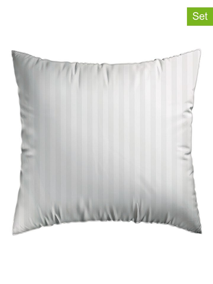 CXL by Christian Lacroix Satynowe poszewki (2 szt.) w kolorze białym na poduszkę rozmiar: 50x70 cm