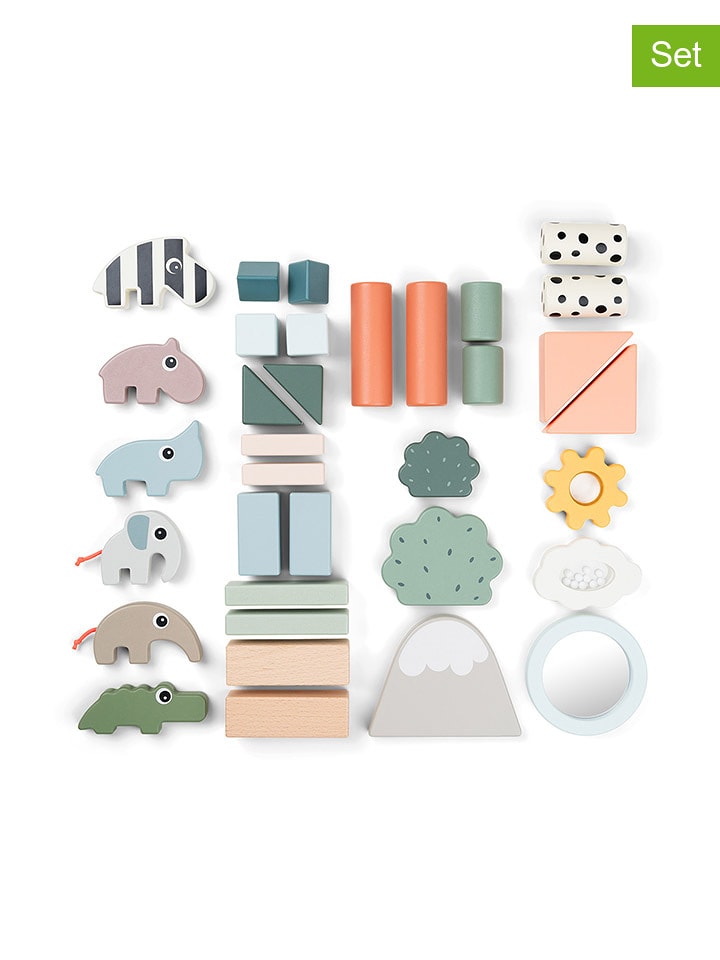 done by deer Klocki (34 szt.) w różnych kolorach - 18 m+ rozmiar: onesize