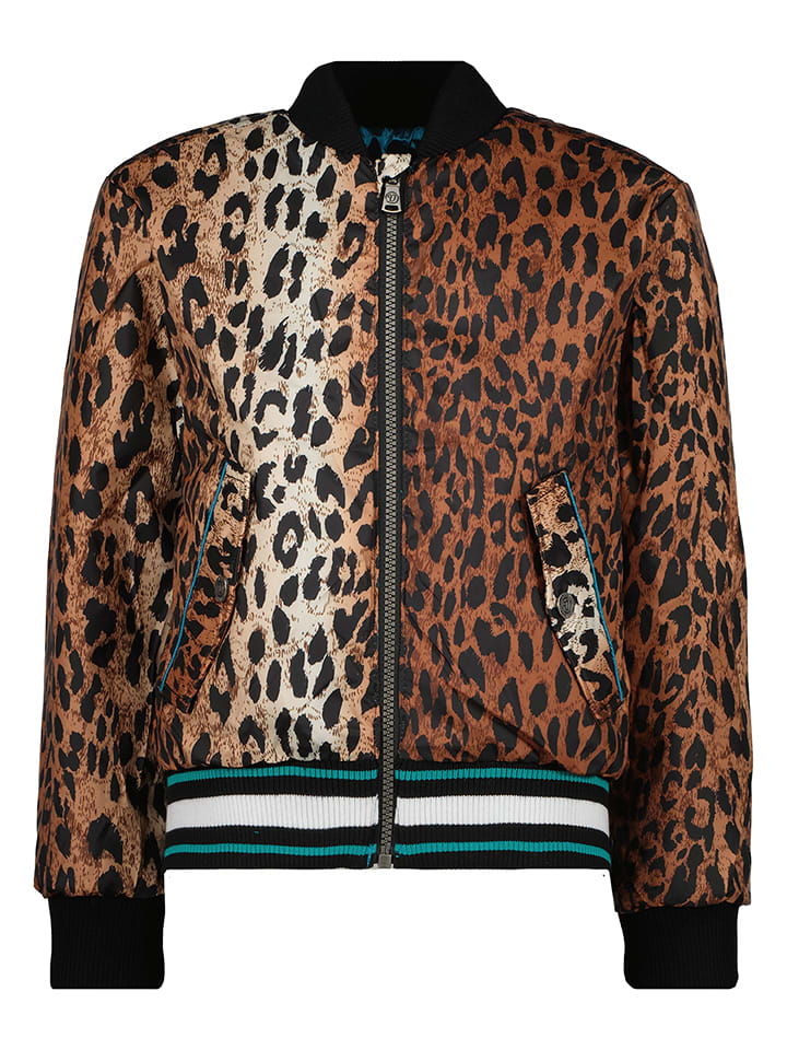 Vingino Dwustronna kurtka "Tarbara" w kolorze brązowo-niebieskim rozmiar: 104