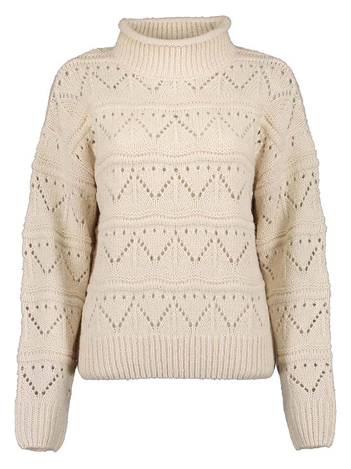 Blue Seven Sweter w kolorze beżowym rozmiar: 42