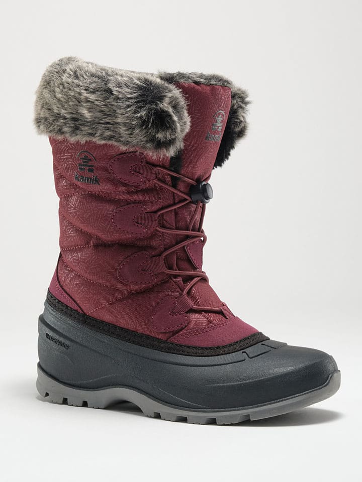 Kamik Kozaki zimowe "Momentum 3" w kolorze bordowym rozmiar: 41