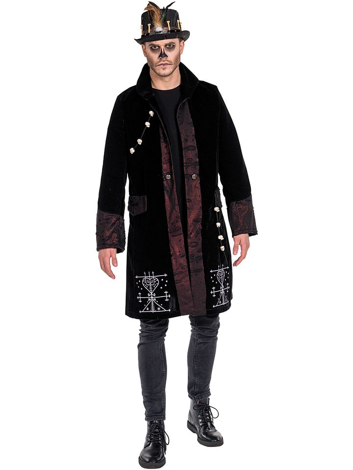 Party x People Płaszcz kostiumowy "Voodoo" w kolorze czarnym rozmiar: 56