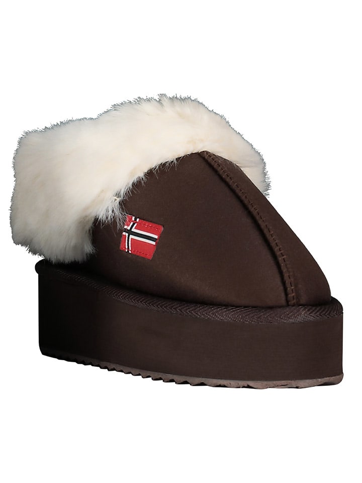 Geographical Norway Kapcie "Oninkasi" w kolorze brązowym rozmiar: 39