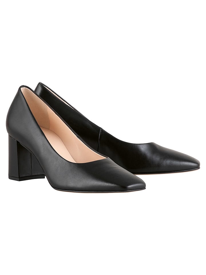 Högl Skórzane czółenka w kolorze czarnym rozmiar: 41,5