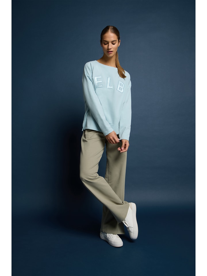 ELBSAND Bluza "Aleah" w kolorze błękitnym rozmiar: XS