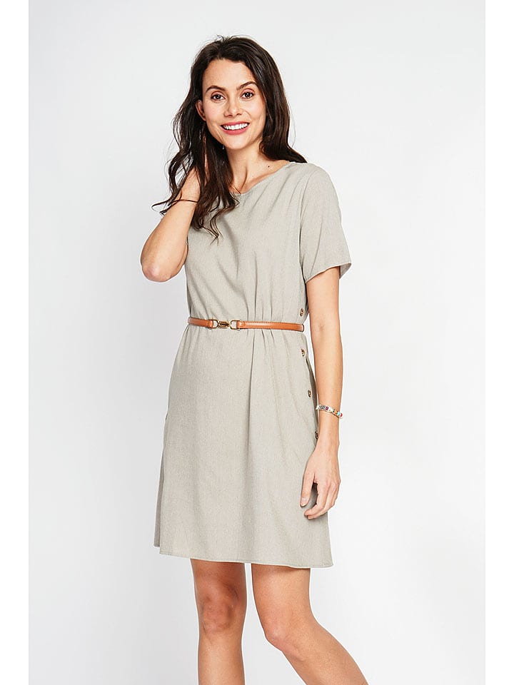 Le Jardin du Lin Sukienka w kolorze szarym rozmiar: 42