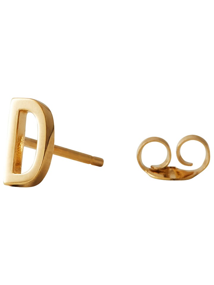 Design Letters Pozłacane kolczyki-wkrętki "Archetypes" rozmiar: onesize