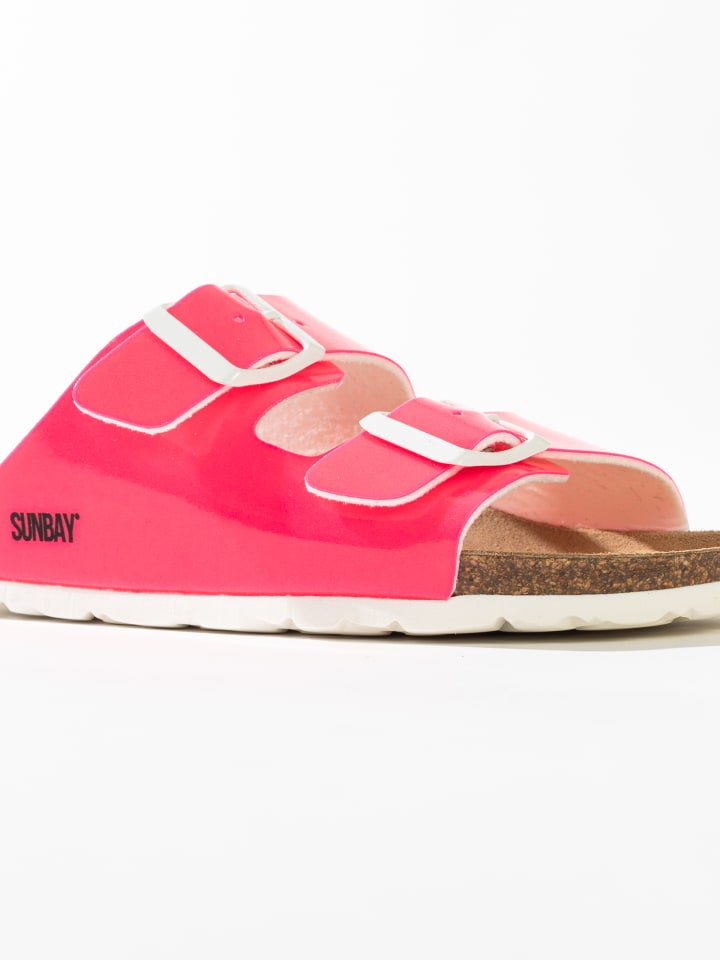 Sunbay Klapki "Trefle" w kolorze różowym rozmiar: 29