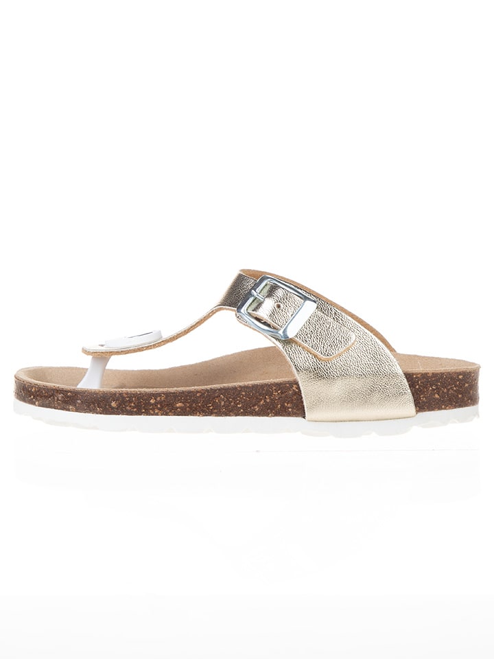 BIO PINGÜIN Japonki w kolorze złotym rozmiar: 34