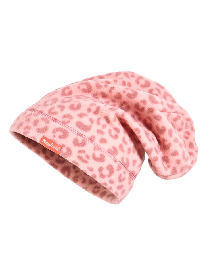 Playshoes Polarowa czapka beanie w kolorze jasnoróżowym rozmiar: 55 cm