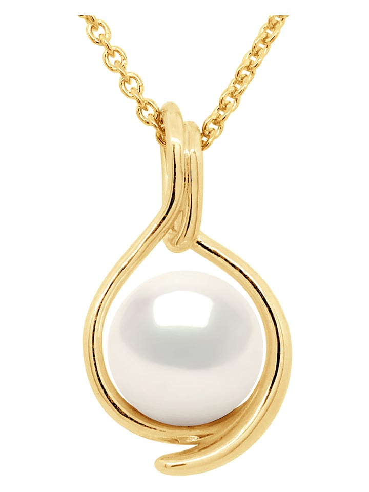 Pearl Addict Złota zawieszka z perłą rozmiar: onesize