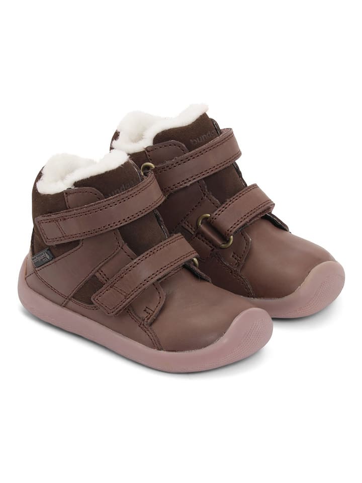 Bundgaard Skórzane botki zimowe "Walk Winter" w kolorze jasnobrązowym rozmiar: 23