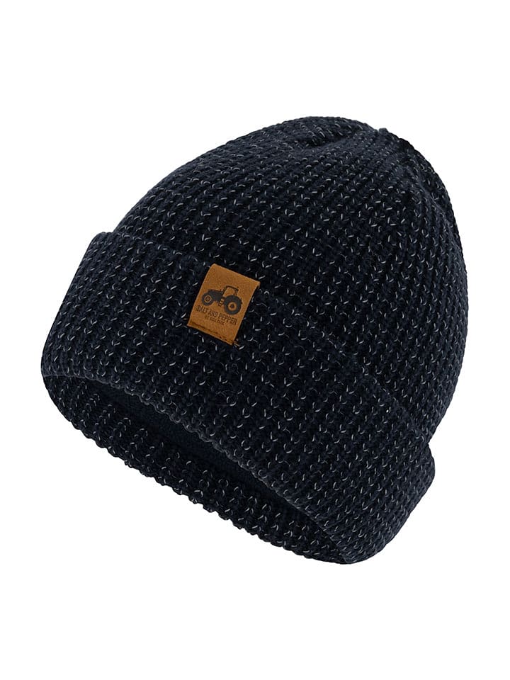 Salt and Pepper Czapka beanie w kolorze granatowym rozmiar: 51 cm