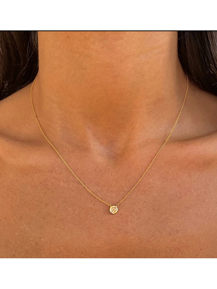 OR Carats Złoty naszyjnik z diamentami rozmiar: onesize