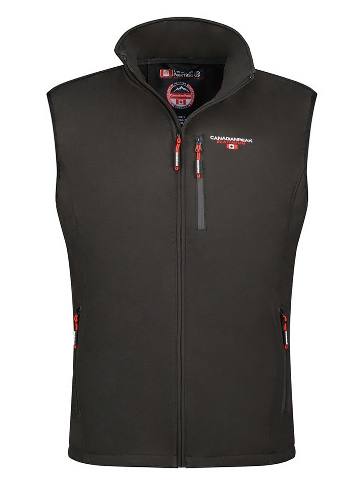 Canadian Peak Kamizelka softshellowa "Vakiteak" w kolorze czarnym rozmiar: onesize