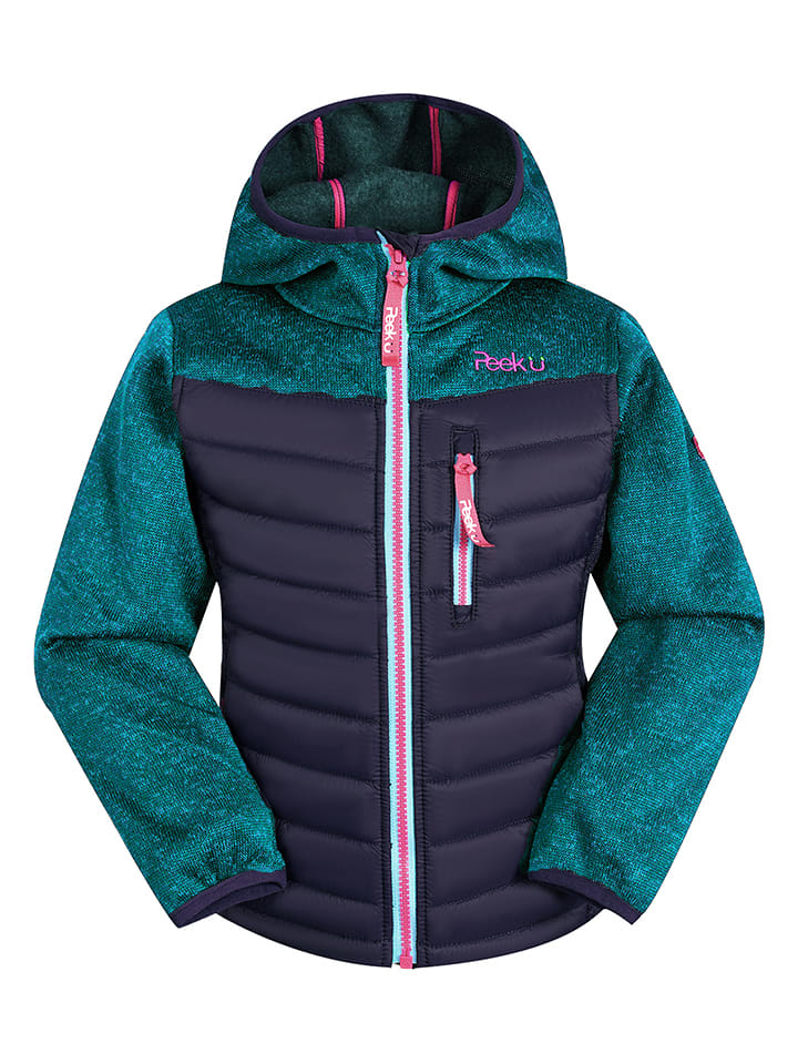 Peek U Kurtka hybrydowa "Apple" w kolorze niebiesko-granatowym rozmiar: 122