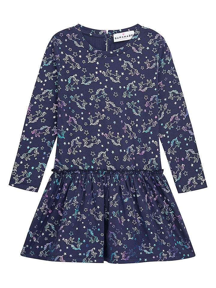 Danamade Sukienka "Elli" w kolorze granatowym rozmiar: 92