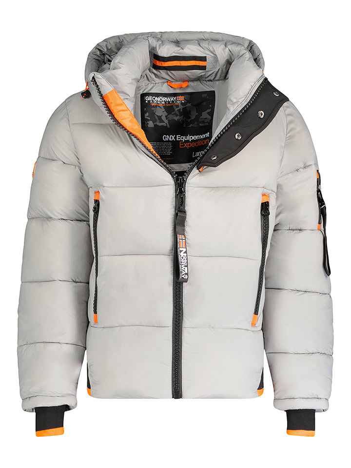 Geographical Norway Kurtka zimowa "Calix" w kolorze szarym rozmiar: XXL