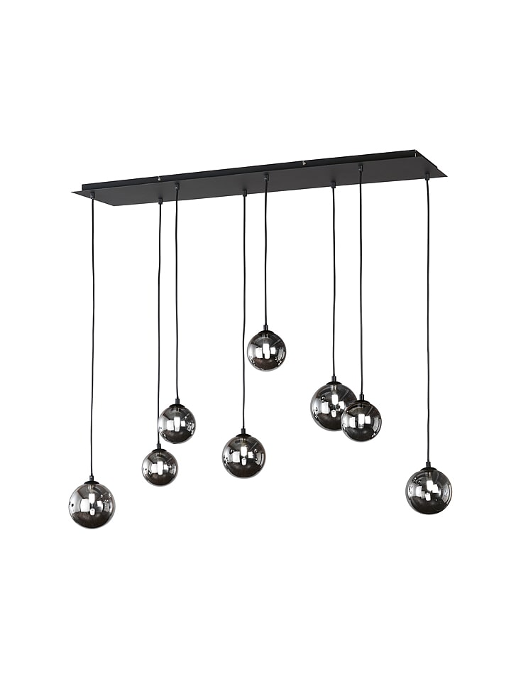 FISCHER & HONSEL Lampa wisząca LED w kolorze czarno-szarym - szer. 115 cm rozmiar: onesize