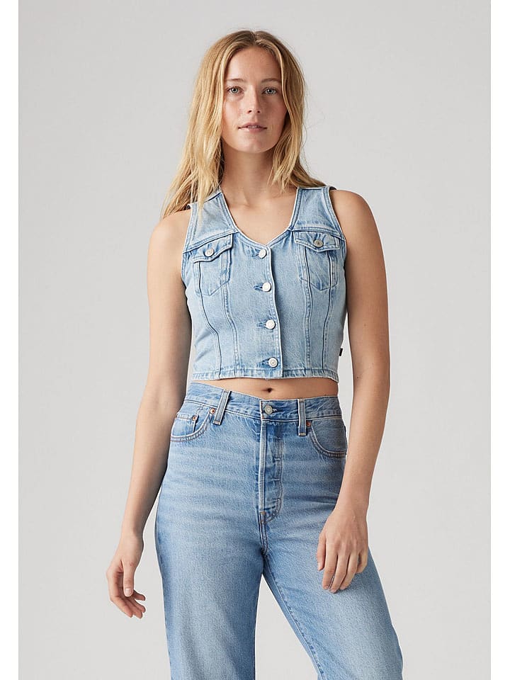 Levi's Top w kolorze błękitnym rozmiar: S