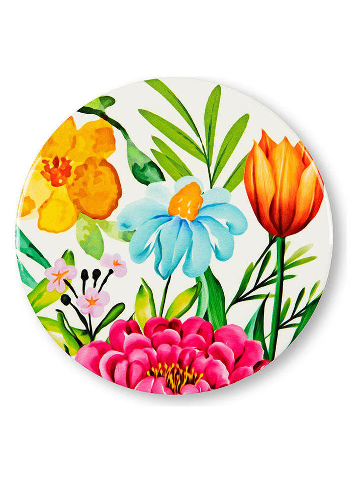 Trendy Kitchen by EXCÉLSA Podkładka "Blooming" ze wzorem - Ø 16 cm rozmiar: onesize