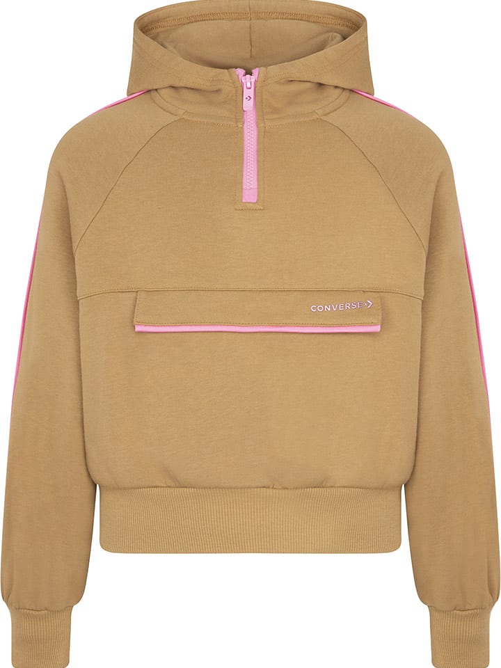 Converse Bluza w kolorze jasnobrązowym rozmiar: 128-140