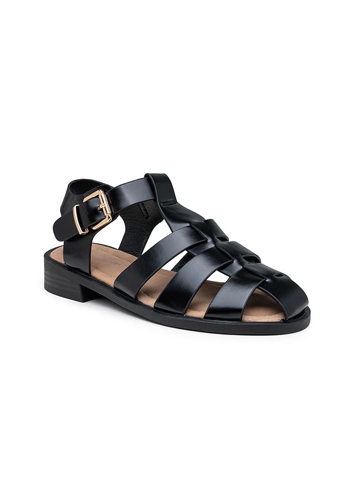 Foreverfolie Półsandały w kolorze czarnym rozmiar: 40