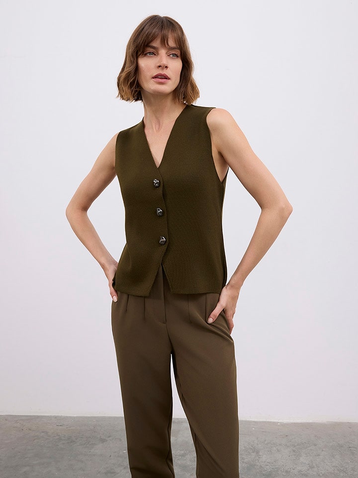 BGN Kamizelka w kolorze brązowym rozmiar: 36