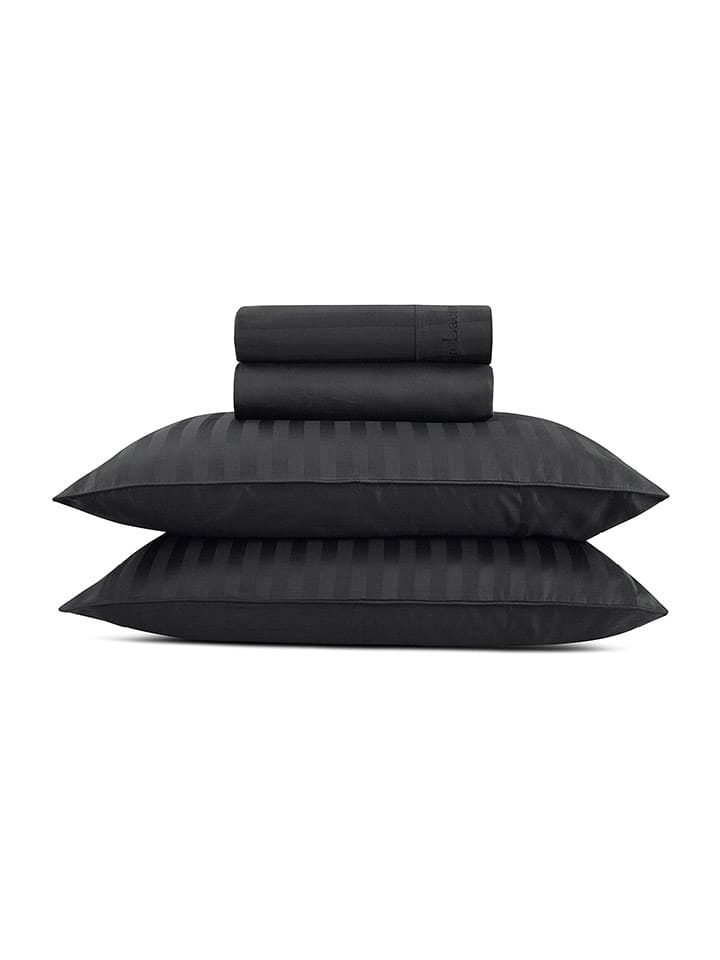 CXL by Christian Lacroix 4-częściowy zestaw satynowy w kolorze czarnym rozmiar: 230x290 cm