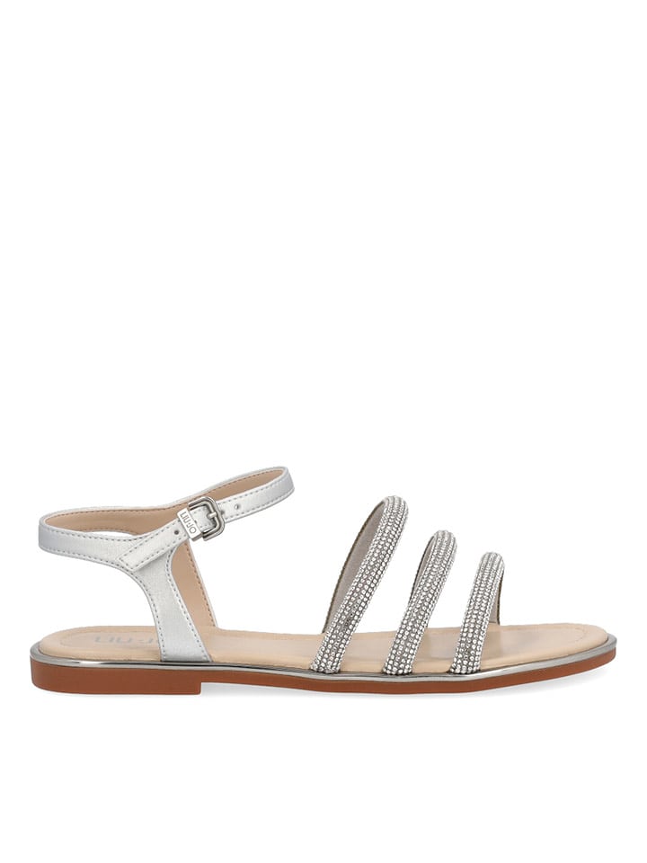 Liu Jo Sandały "Sally" w kolorze srebrnym rozmiar: 37