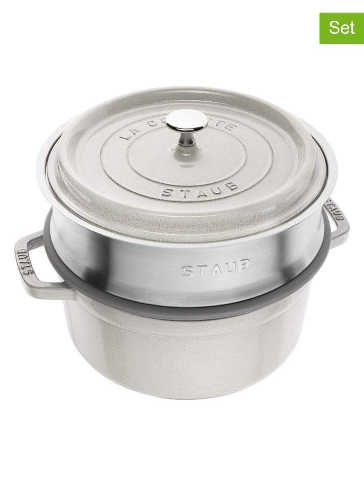 Zwilling 2-częściowy zestaw "Staub" w kolorze beżowym - Ø 24 cm rozmiar: onesize