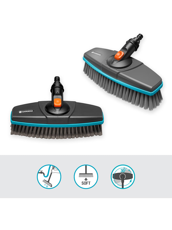 Gardena Szczotka "Cleansystem" w kolorze szarym - dł. 27 cm rozmiar: onesize