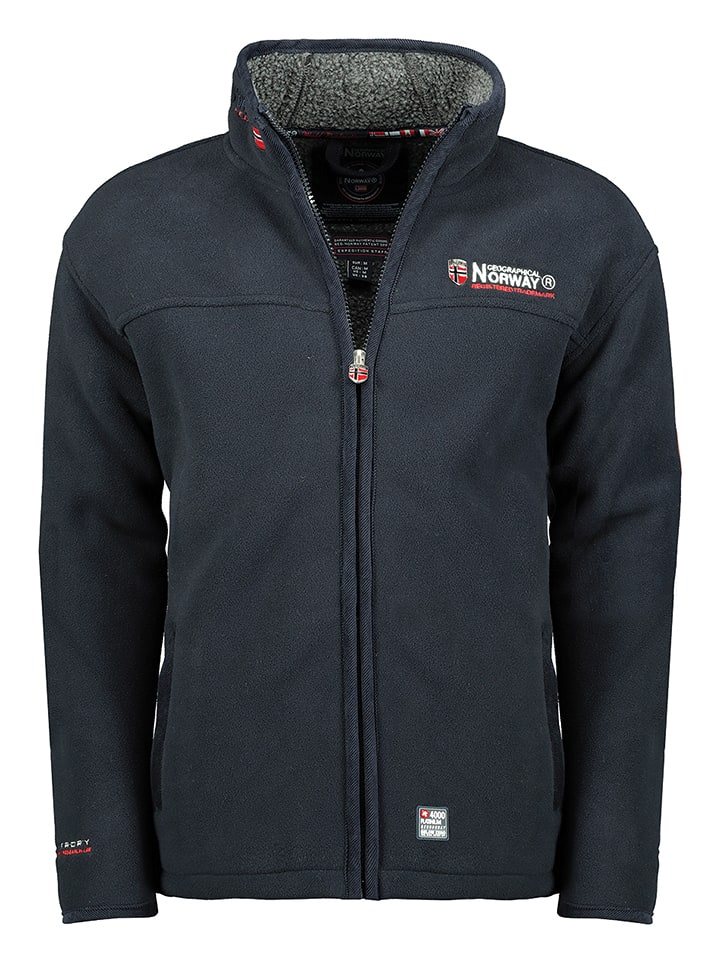 Geographical Norway Kurtka polarowa w kolorze granatowym rozmiar: S