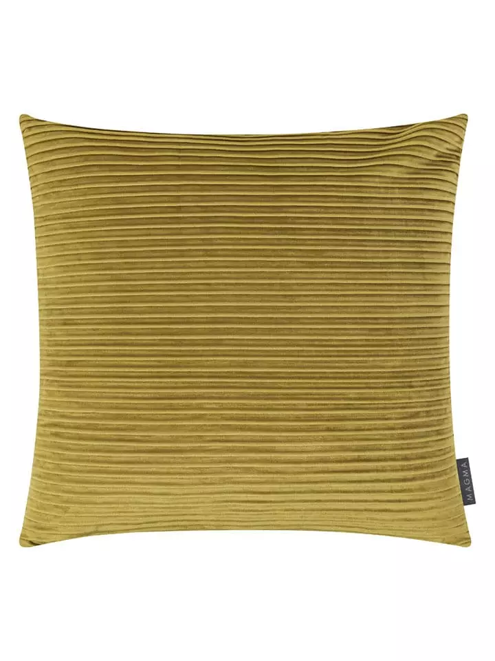 Magma Heimtex Aksamitna poszewka "Selina" w kolorze zielonym na poduszkę - 50 x 50 cm rozmiar: onesize
