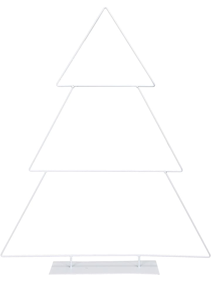 POSIWIO Figurka dekoracyjna "Tree" w kolorze białym - 49 x 61 cm rozmiar: onesize